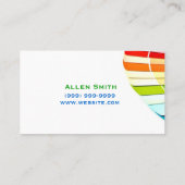 Malerei, Malerei, Bauwesen, Design Visitenkarte (Rückseite)