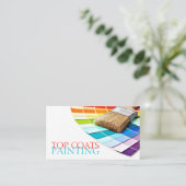 Malerei, Malerei, Bauwesen, Design Visitenkarte (Stehend Vorderseite)