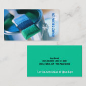 Malerei, Malerei, Bauwirtschaft Visitenkarte (Vorne/Hinten)