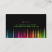 Malerei, Malerei, Kunst, Bauwesen, Farben Visitenkarte (Rückseite)