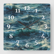 Malerei Meer Surges Blau