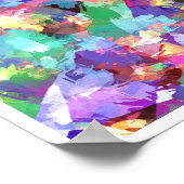 Malerei mit Farbe Poster (Ecke)