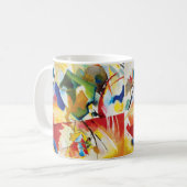 Malerei mit grünem Zentrum von Wassily Kandinsky C Kaffeetasse (Vorderseite Links)