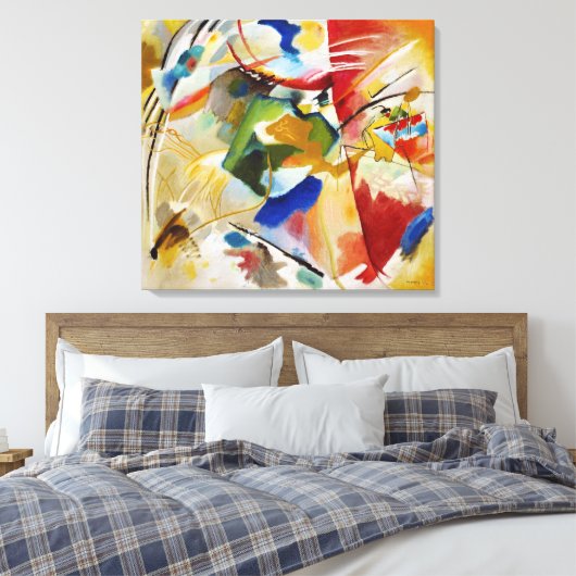Malerei mit grünem Zentrum Wassily Kandinsky Leinwanddruck (Insitu (Schlafzimmer))