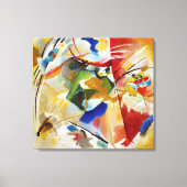 Malerei mit grünem Zentrum Wassily Kandinsky Leinwanddruck (Vorderseite)