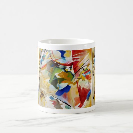 Malerei mit grüner Mitte 1913, Wassily Kandinsky Kaffeetasse (Mittel)