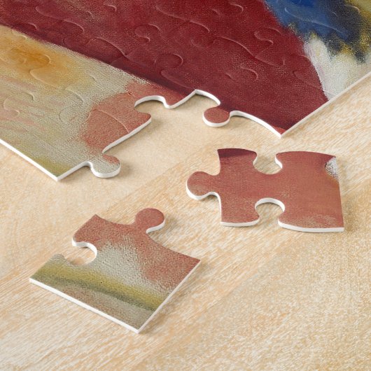 Malerei mit grüner Mitte | Kandinsky Puzzle (Seite)