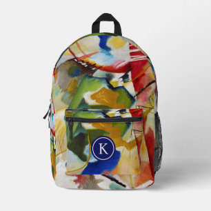 Malerei mit grüner Mitte von Wassily Kandinsky Bedruckter Rucksack