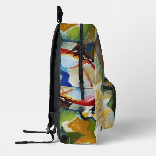 Malerei mit grüner Mitte von Wassily Kandinsky Bedruckter Rucksack (Links)