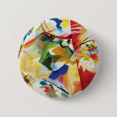 Malerei mit grüner Mitte von Wassily Kandinsky Button (Vorderseite)