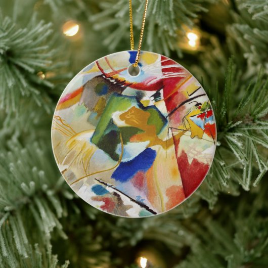 Malerei mit grüner Mitte von Wassily Kandinsky Keramik Ornament (Baum)