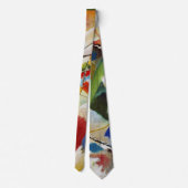 Malerei mit grüner Mitte von Wassily Kandinsky Krawatte (Rückseite)