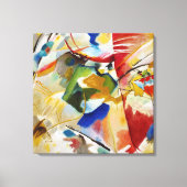 Malerei mit grüner Mitte von Wassily Kandinsky Leinwanddruck (Vorderseite)