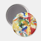 Malerei mit grüner Mitte von Wassily Kandinsky Magnet (Vorderseite/Rückseite)