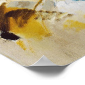 Malerei mit grüner Mitte von Wassily Kandinsky Poster (Ecke)