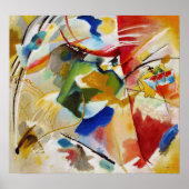 Malerei mit grüner Mitte von Wassily Kandinsky Poster (Vorne)