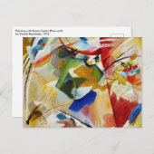 Malerei mit grüner Mitte von Wassily Kandinsky Postkarte (Vorne/Hinten)