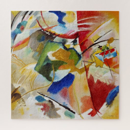 Malerei mit grüner Mitte von Wassily Kandinsky Puzzle (Vertikal)