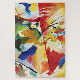 Malerei mit grüner Mitte von Wassily Kandinsky Puzzle