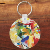 Malerei mit grüner Mitte von Wassily Kandinsky Schlüsselanhänger (Vorderseite)