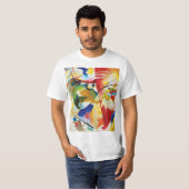 Malerei mit grüner Mitte von Wassily Kandinsky T-Shirt (Vorne ganz)