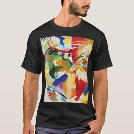 Malerei mit grüner Mitte von Wassily Kandinsky T-Shirt (Vorderseite)
