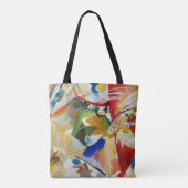 Malerei mit grüner Mitte von Wassily Kandinsky Tasche (Rückseite)