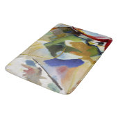 Malerei mit grüner Mitte - Wassily Kandinsky Badematte (Schrägansicht)