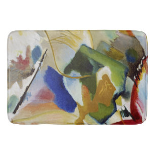 Malerei mit grüner Mitte - Wassily Kandinsky Badematte
