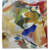 Malerei mit grüner Mitte - Wassily Kandinsky Duschvorhang (Vorderseite)