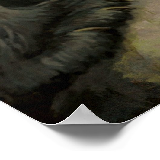 Malerei mit kanadischer Naturmalerei Poster (Ecke)