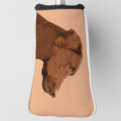 Malerei mit Labrador Retriever (Schokolade) - Hund Golf Headcover (Rotieren 90)