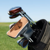 Malerei mit Labrador Retriever (Schokolade) - Hund Golf Headcover (In Situ)