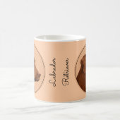 Malerei mit Labrador Retriever (Schokolade) - Hund Kaffeetasse (Mittel)