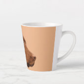 Malerei mit Labrador Retriever (Schokolade) - Hund Milchtasse (Rechts)