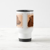 Malerei mit Labrador Retriever (Schokolade) - Hund Reisebecher (Mittel)