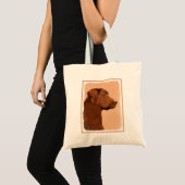 Malerei mit Labrador Retriever (Schokolade) - Hund Tragetasche (Vorderseite (Produkt))