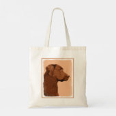 Malerei mit Labrador Retriever (Schokolade) - Hund Tragetasche (Rückseite)