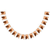 Malerei mit Labrador Retriever (Schokolade) - Hund Wimpelkette (Alle)