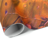 Malerei mit Palettenmesser, Leinwand, Abs. Geschenkpapier (Rolleneckpunkt)