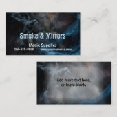 Malerei mit Rauche Visitenkarte (Vorne/Hinten)
