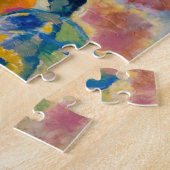 Malerei mit Rotem Fleck von Wassily Kandinsky Puzzle (Seite)