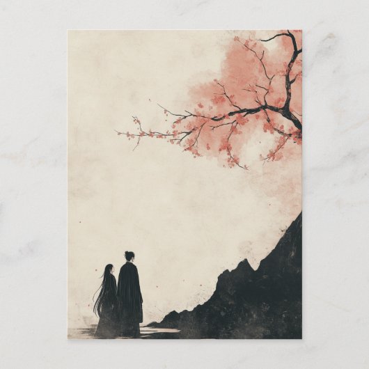 Malerei mit Tintenpatronen Postkarte (Vorderseite)