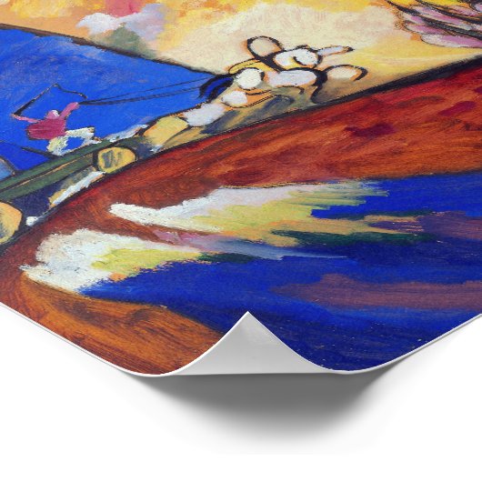 Malerei mit Troika | Kandinsky Poster (Ecke)
