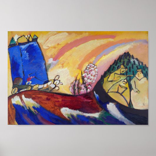 Malerei mit Troika | Kandinsky Poster (Vorne)