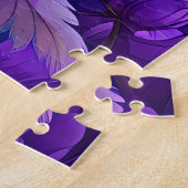 Malerei mit violetten Blumen Puzzle (Seite)