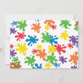 Malerei Paletten Foto Einladung (Rückseite)