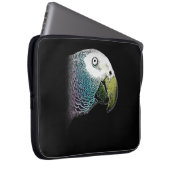 Malerei | Papageienkopfmalerei Laptopschutzhülle (Vorne Rechts)