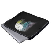 Malerei | Papageienkopfmalerei Laptopschutzhülle (Vorne Knopf)