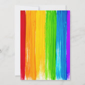 Malerei Party Einladung, Art Birthday Party - 4 Einladung (Rückseite)